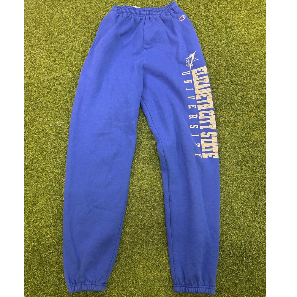 Champion Elizabeth City State University ECSU Sweatpants Blue Mens Medium